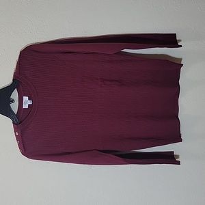 Gently Used Maroon Long Sleeve Sweater